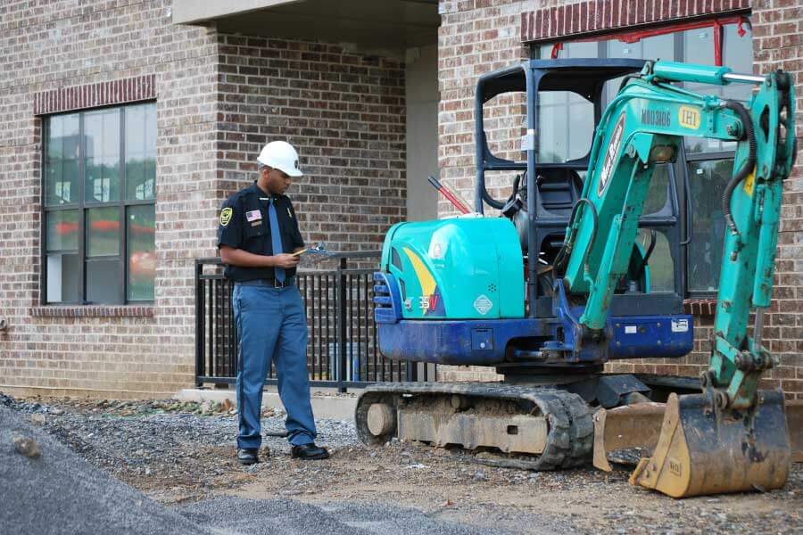 Construction site security services in Atlanta