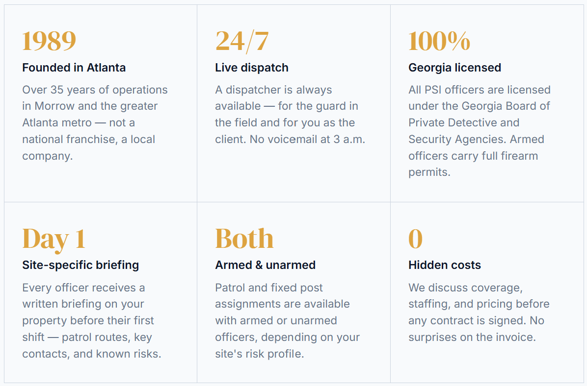 Why choose PSI Security Why choose PSI Security